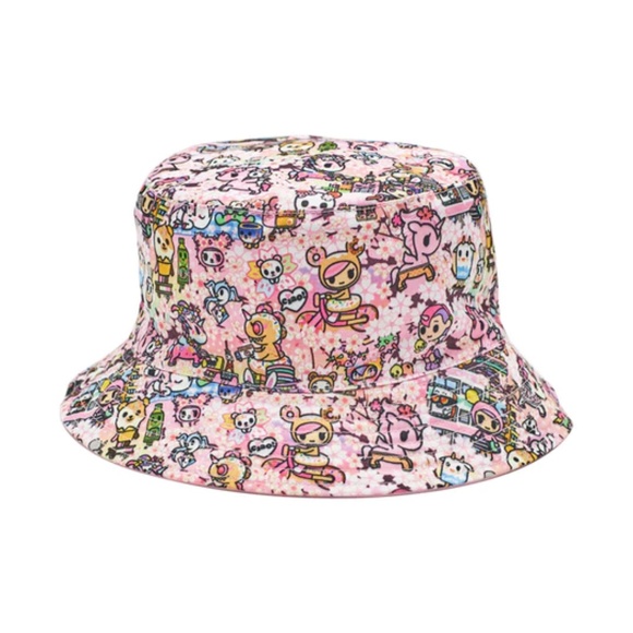 Tokidoki Accessories - Tokidoki Sakura Celebration Bucket Hat